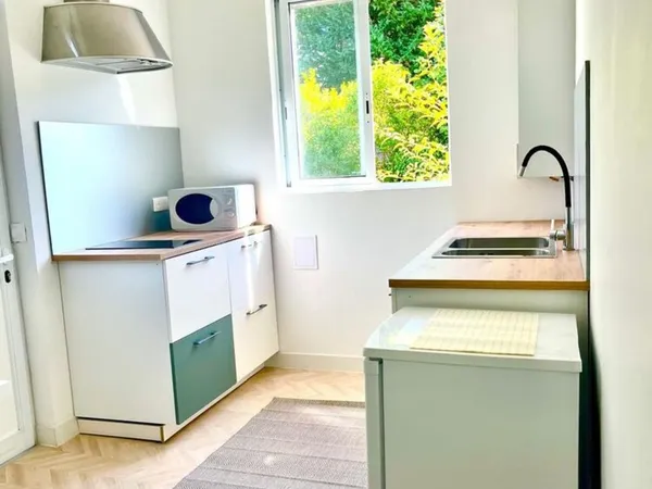 Saint leu la forêt gare 41 m2 meublé, jardin privatif DPE D