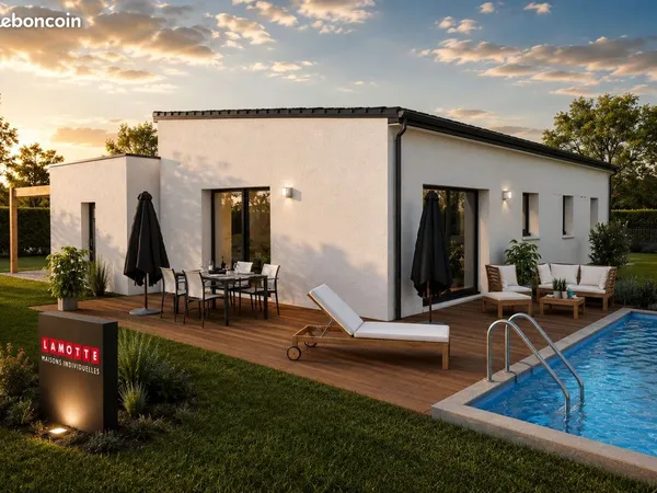 THEIX-NOYALO - Maison Neuve de Plain-Pied (90 m²) sur Terrain de 604 m²