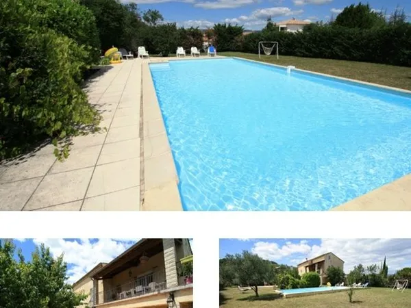 Villa meublée 7 chambres 280 m2 piscine jardin location à l'année