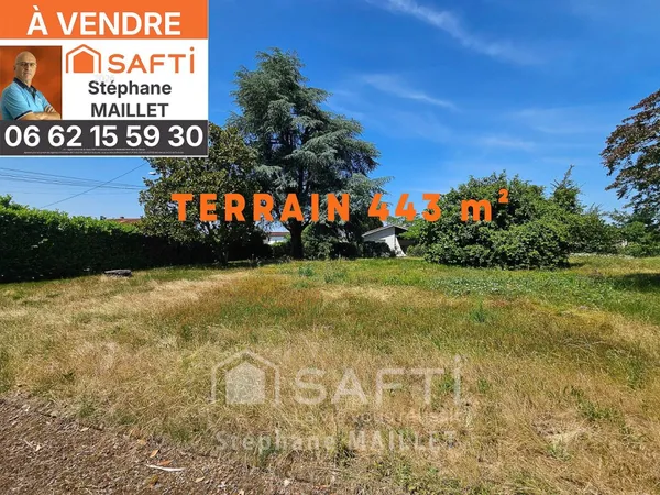 Terrain idéal dans quartier recherché