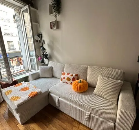 Studio meublé Paris 10ème