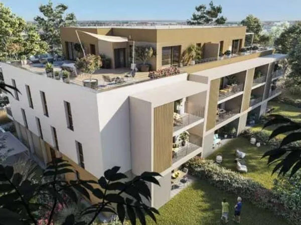 Appartement neuf T2 de 43,18m2, surface utile 90,05m2