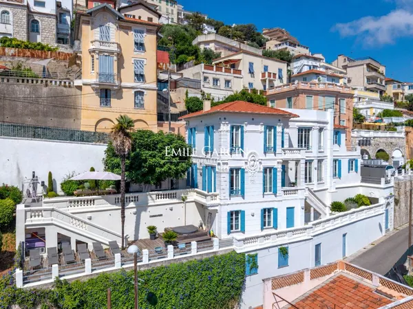 Nice Parc Impérial - Elégante villa niçoise avec vue panoramique jusqu'à la mer