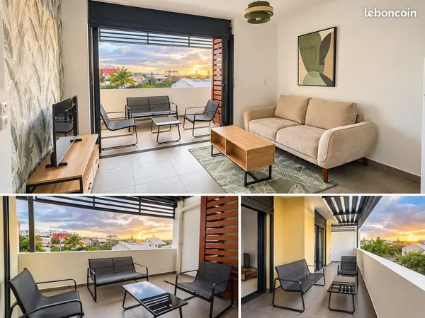 T2 meublé 36 m² avec terrasse