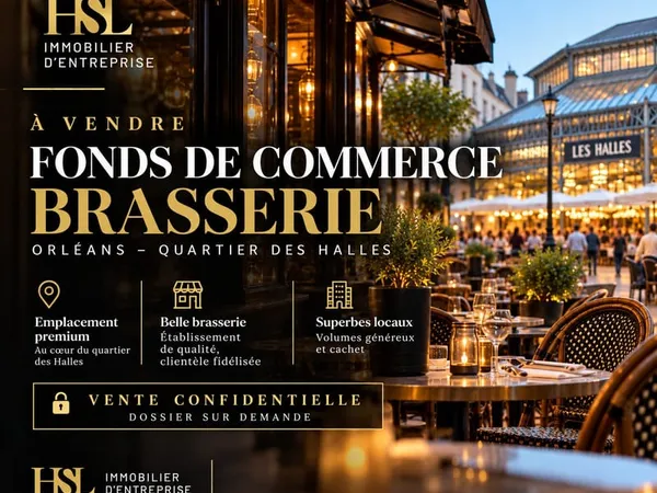 À vendre Fonds de commerce de brasserie Emplacement no1