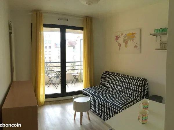 Studio 15 m² avec terrasse 5 m² et cave - Idéal Investisseur - Métro Boulogne Jean Jaurès (Ligne 10)