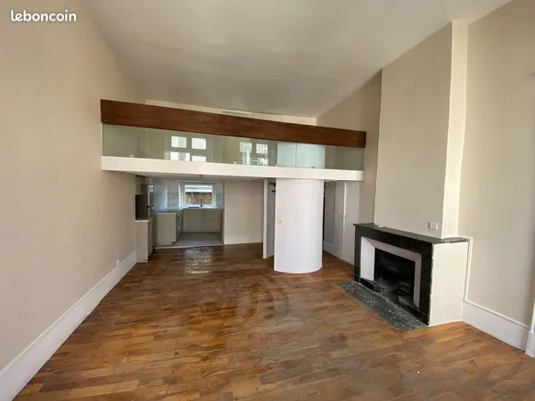 Loft 4 m sous plafond - 56 m² au sol - Hypercentre