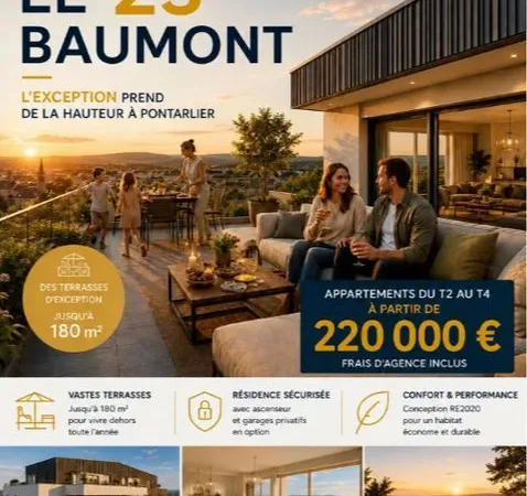Appartement - 4 pièces - Le 23 BAUMONT