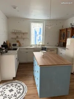 A LOUER MAISON MEUBLEE REFAITE A NEUF 80 m²AVEC JARDIN FORT MAHON PLAGE
