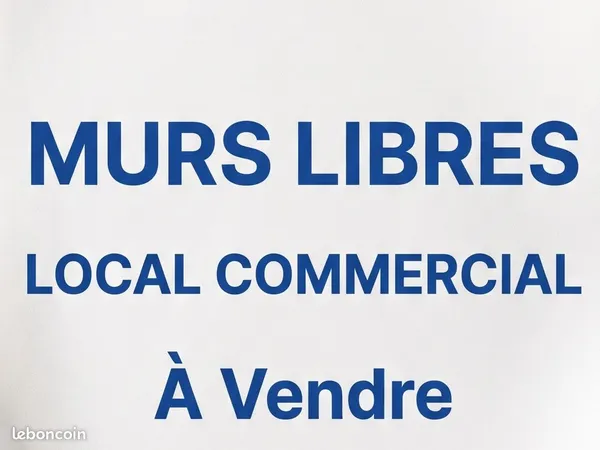 Murs Local Commercial Libres