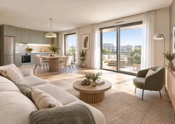 Appartement 3 pièces 60 m²