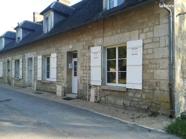 Maison de village 60 m2 F3 2 chambres jardin clos - secteur Villers Cotterets