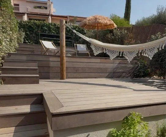 Appartement meublé rénové avec jardin privatif & piscine - La Croix-Valmer