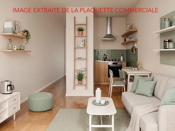 Studio 1 pièce 27 m²