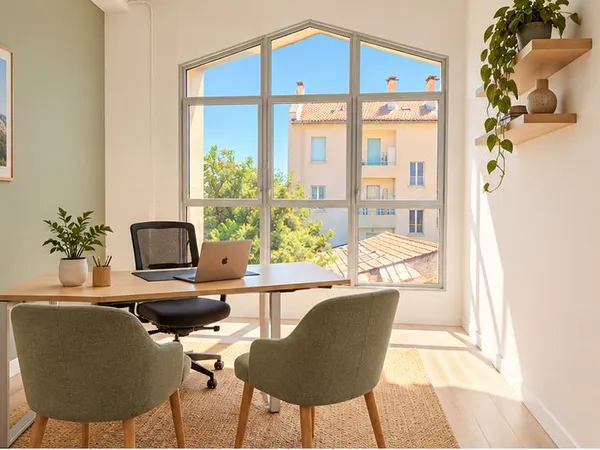 Location d'un bureau avec parking, quartier Pasteur