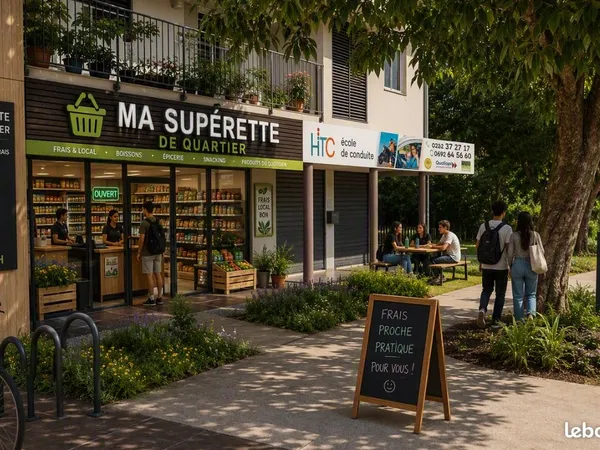 A louer local commercial de 66 m² face lycée Pierre Poivre à SAINT JOSEPH