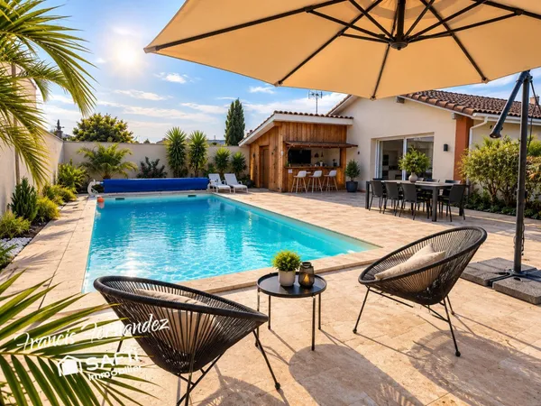 Villa rénovée avec piscine et studio indépendant