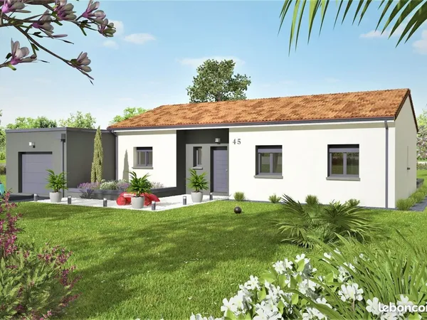 Projet de construction d'une maison 98 m² avec terrain à LAFITTE-VIGORDANE (31) au prix de 307178
