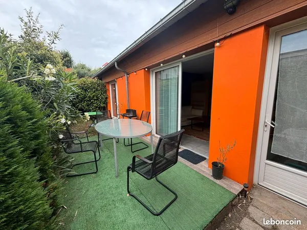 T2 35 m² avec terrasse/jardin + mezzanine - au calme