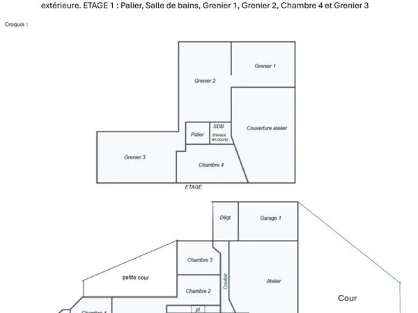 Maisons en 2 secteurs 275 m2