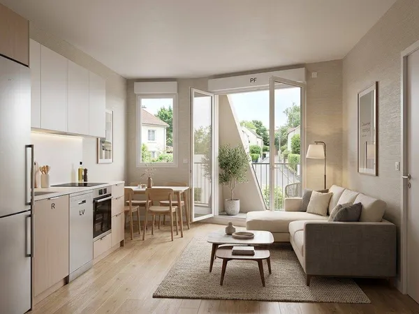 Appartement 3 pièces 58 m²