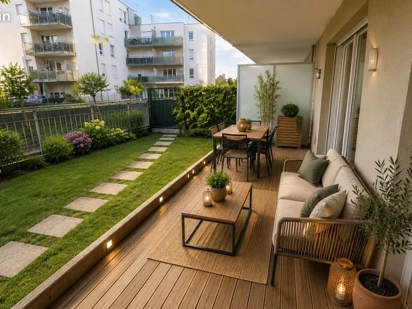 T3 DE 68 M² AVEC TERRASSE de 14 de 14 m² ET JARDIN PRIVATIF de 41 m²