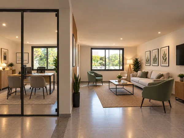 Bureaux 2 pièces 56 m²