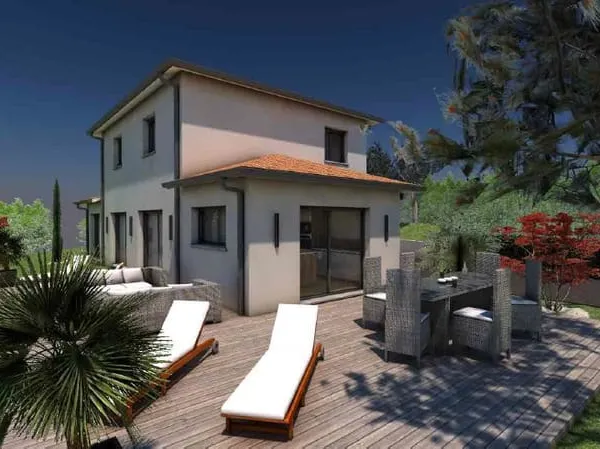 Maison à construire avec garage - 138,77 m² habitable - RE2020