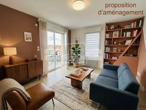Appartement Bouguenais 2 pièce(s) 44.44m²