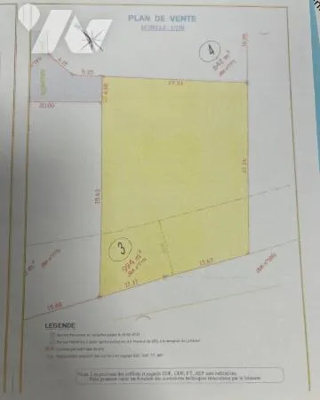 Terrain 994 m²