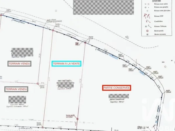 Terrain 534 m²