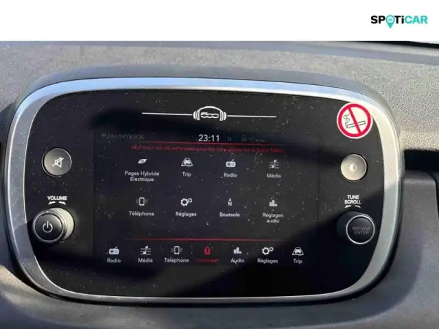 Fiat 500 x 1.5 firefly turbo 130ch s/s hybrid (red) dct7 — photo 13