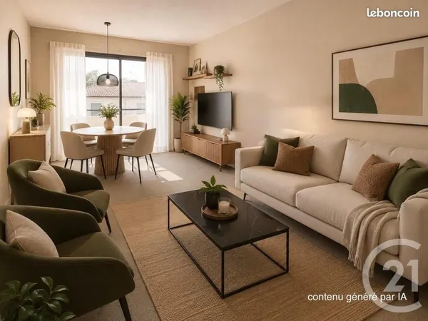 Appartement 2 pièces 46 m²
