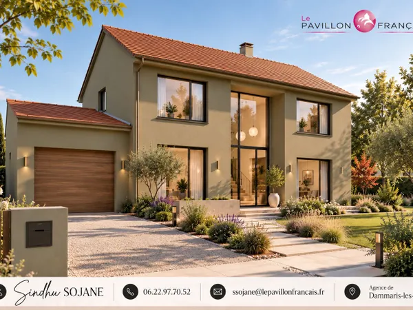 Terrain + maison 120 m²