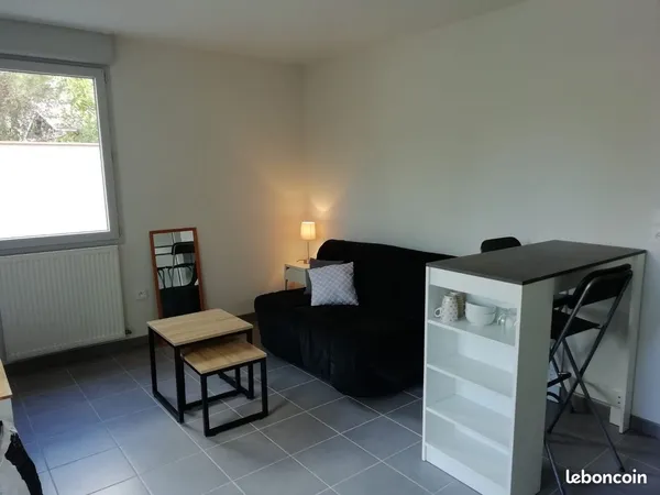 🏡 Studio meublé 28 m² - Terrasse et parking - Proche lac de La Ramée