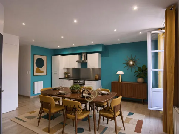 Appartement rénové 3 pièces 68 m²