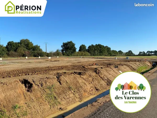 Viabilisé et libre de constructeur - proche Nort-sur-Erdre - Possibilité dépôt de permis immédiateme