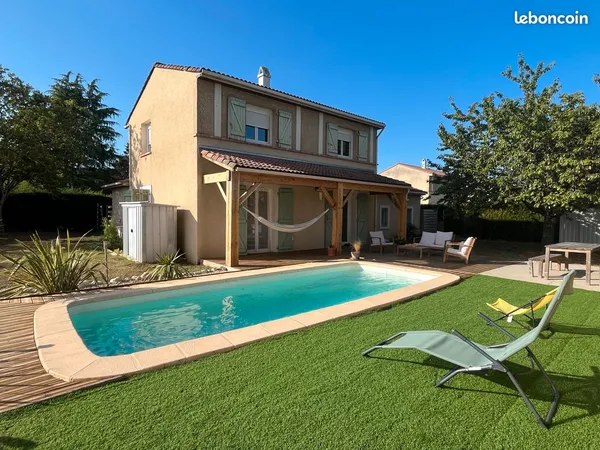 Maison 150 m² - 4 ou 5 chambres - Piscine
