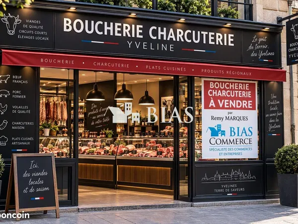 Boucherie, charcuterie 50 m² Crespières