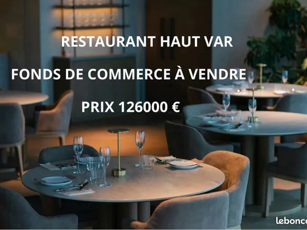 Fonds de commerce restaurant à vendre