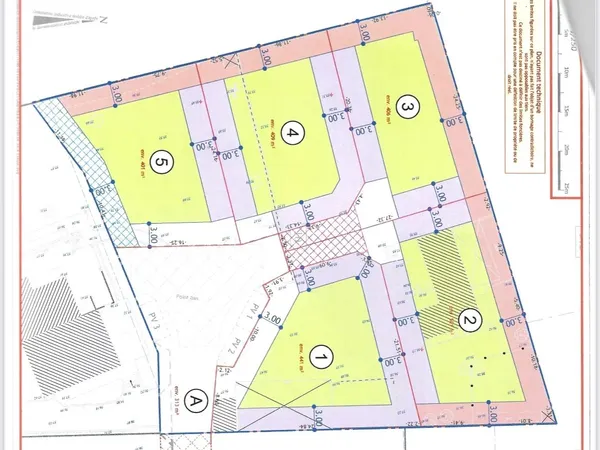 Terrain en individuel 220 m²