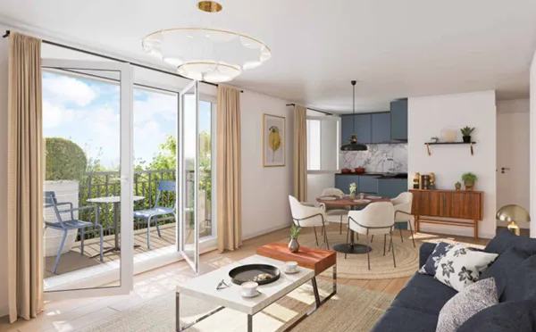 Studio 1 pièce 19 m²