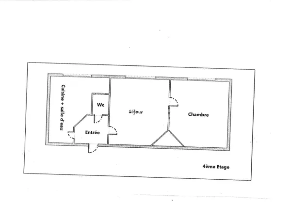 Appartement de 2 pièces 39,90m²