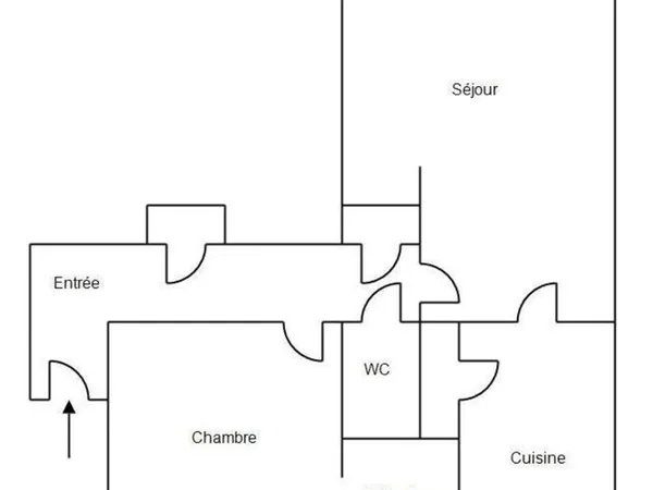 NICE CENTRE Quartier Lépante 2 pièces 42,85 m² + 2 m² hc