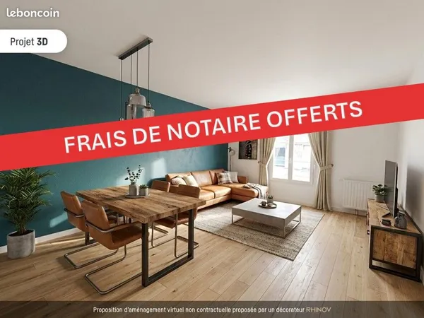 Neuilly en Thelle : Maison mitoyenne de 90 m²