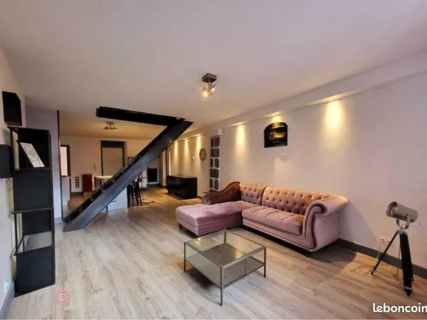 Superbe Duplex meublé style loft