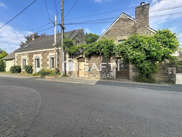 Ensemble en pierre : maison, bâtisse, atelier, garage