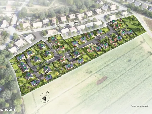 Terrain 460 m² Treon