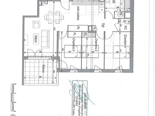 Appartement 4 pièces 80 m²