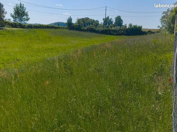 Terrain constructible 2291m² à vendre CADALEN (81600)